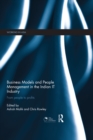 Image for Business models and people management in the Indian IT industry: from people to profits