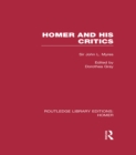 Image for Homer.: (Homer and his critics) : Volume 2,