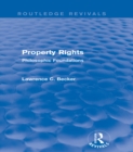 Image for Property rights: philosophic foundations