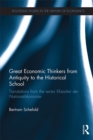 Image for Contributions to the history of economic thought