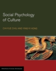 Image for The social psychology of culture