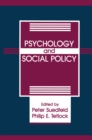 Image for Psychology and social policy