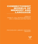 Image for Memory.: (Connectionist models of memory and language)