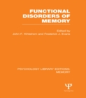 Image for Memory.: (Functional disorders of memory)