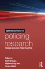 Image for Introduction to policing research: taking lessons from practice