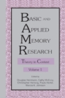 Image for Basic and applied memory research