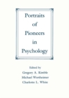 Image for Portraits of Pioneers in Psychology