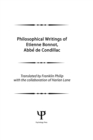 Image for Philosophical writings of Etienne Bonnot, abbe de Condillac