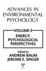 Image for Energy: psychological perspectives