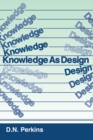 Image for Knowledge As Design