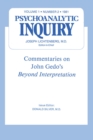 Image for Commentaries: Psychoanalytic Inquiry, 1.2