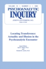 Image for Locating Transference: Psychoanalytic Inquiry, 13.4