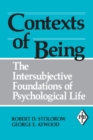 Image for Contexts of being: the intersubjective foundations of psychological life