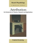Image for Attribution: an introduction to theories, research and applications