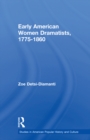 Image for Early American women dramatists, 1775-1860