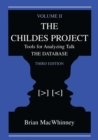 Image for The Childes Project: Tools for Analyzing Talk,  Volume II: the Database