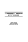 Image for Experimental methods in psychology