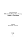 Image for Contributions To Information Integration Theory.: Cognition