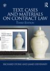 Image for Text, Cases and Materials on Contract Law
