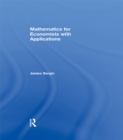 Image for Mathematics for economists with applications