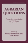 Image for Agrarian questions: essays in appreciation of T.J. Byres
