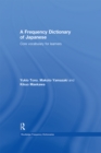 Image for A frequency dictionary of Japanese