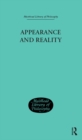 Image for Appearance and reality: a metaphysical essay