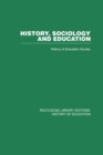 Image for History, Sociology and Education