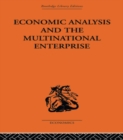 Image for Economic analysis and the multinational enterprise