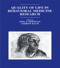 Image for Quality of life in behavioral medicine research