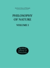 Image for Hegel&#39;s Philosophy of Nature: Volume I    Edited by M J Petry
