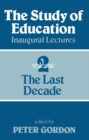 Image for Study of Education Pb: A Collection of Inaugural Lectures (Volume 1 and 2)