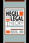 Image for Hegel and Legal Theory