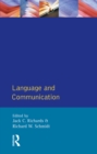 Image for Language and communication