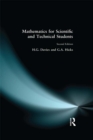 Image for Mathematics for scientific and technical students