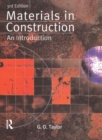 Image for Materials in construction: an introduction
