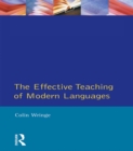 Image for The effective teaching of modern languages