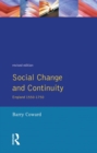 Image for Social change and continuity: England, 1550-1750