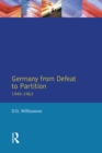 Image for Germany from defeat to partition, 1945-1963