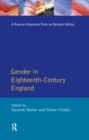 Image for Gender in eighteenth-century England: roles, representations and responsibilities