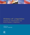 Image for History of linguistics