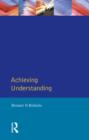 Image for Achieving understanding: discourse in intercultural encounters