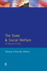 Image for State and Social Welfare, The: The Objectives of Policy