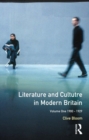 Image for Literature and culture in modern Britain.: (1900-1929) : Volume 1,
