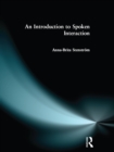 Image for An introduction to spoken interaction
