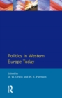 Image for Politics in Western Europe today: perspectives, policies and issues since 1980