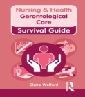 Image for Gerontological care