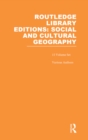 Image for Social &amp; Cultural Geography