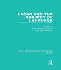 Image for Lacan and the subject of language
