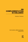 Image for On complementation in Icelandic
